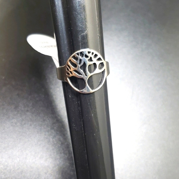 STAINLESS steel Tree of life ring - Picture 1 of 3